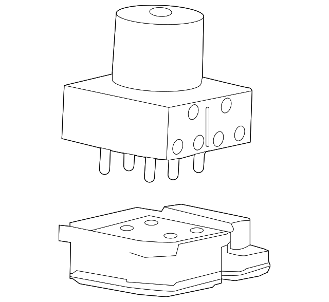 20142017 Buick Electronic Brake Control Module Assembly 23383119