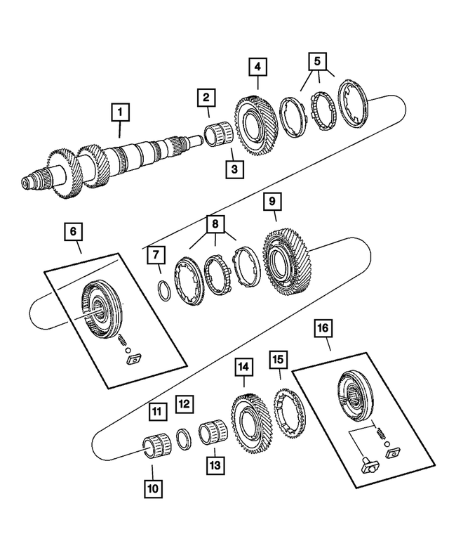 2004-2018 Mopar Reverse Gear 68031364AA | My Mopar Parts