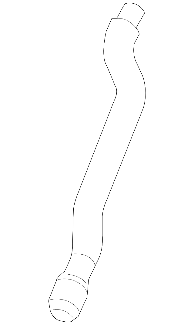 20072009 Volkswagen Touareg Drain Hose 7L6128653 VW Direct Parts