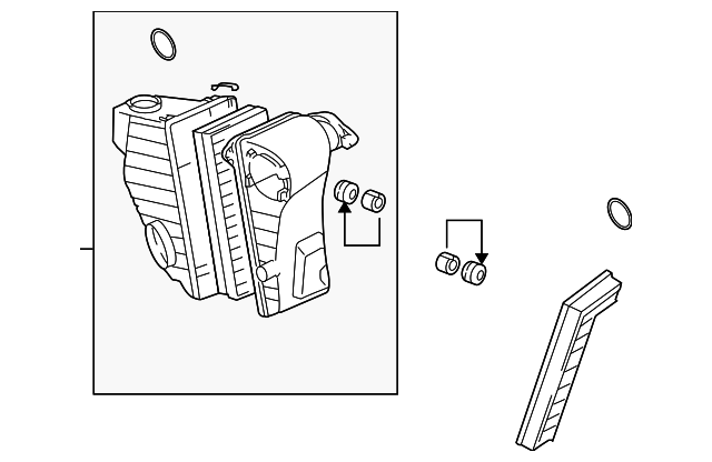 Air Cleaner Assembly - Volkswagen (7L6-129-607-BG)