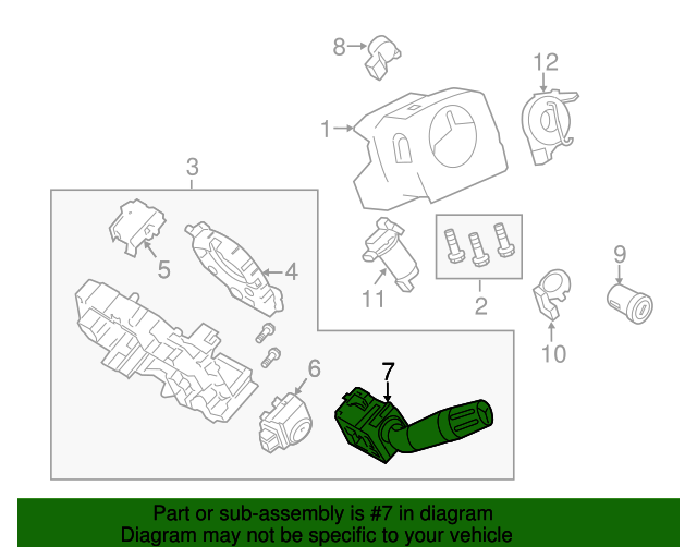 EC3Z13K359AA 20132020 Ford 2014 F150 OEM Genuine Ford Wiper Turn