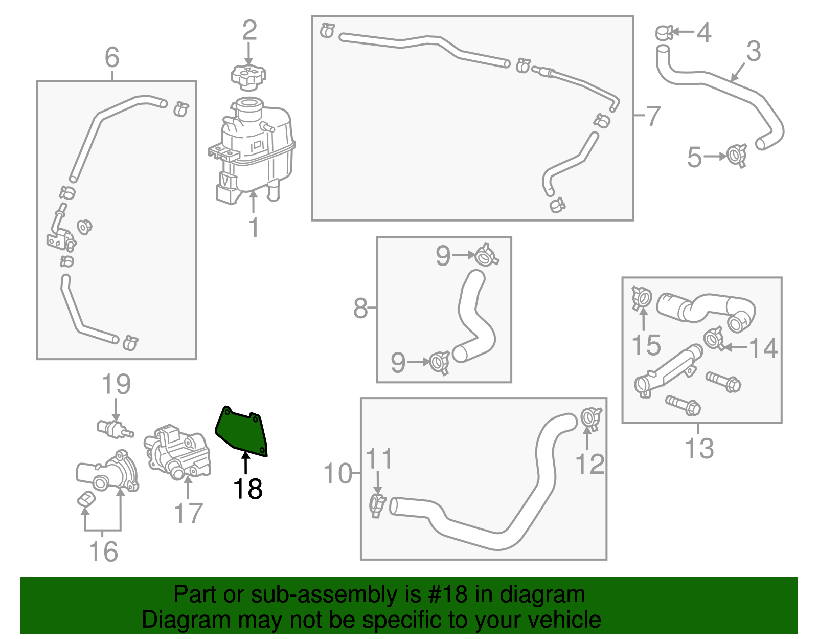 Water Outlet Gasket - GM (96985817)