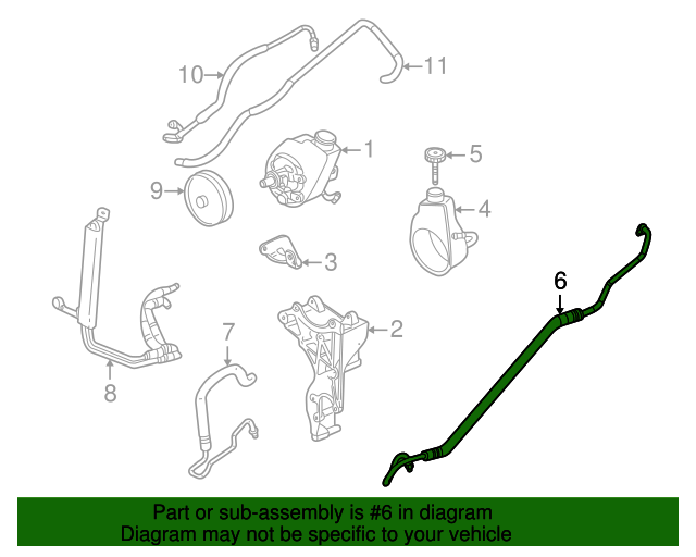 20032007 Hummer H2 OEM NEW 20032007 GM Hummer H2 Power Steering