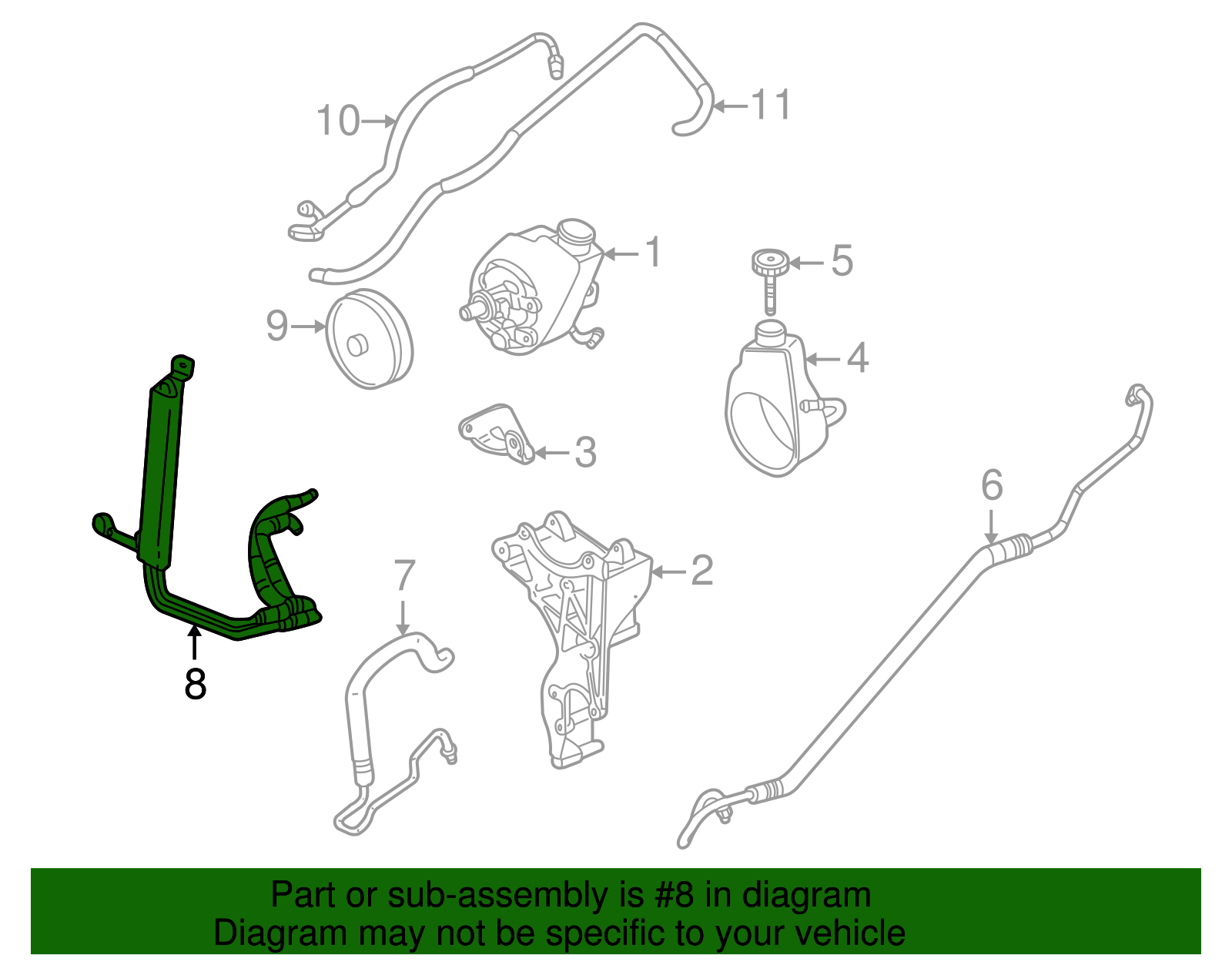 Power Steering Fluid Cooler - GM (26095266)