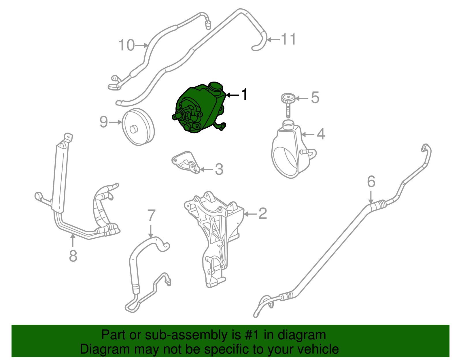 Power Steering Pump (19420676)