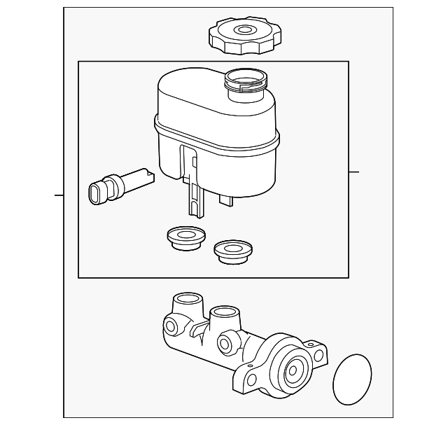 20152019 GM Master Cylinder 84826642 GM