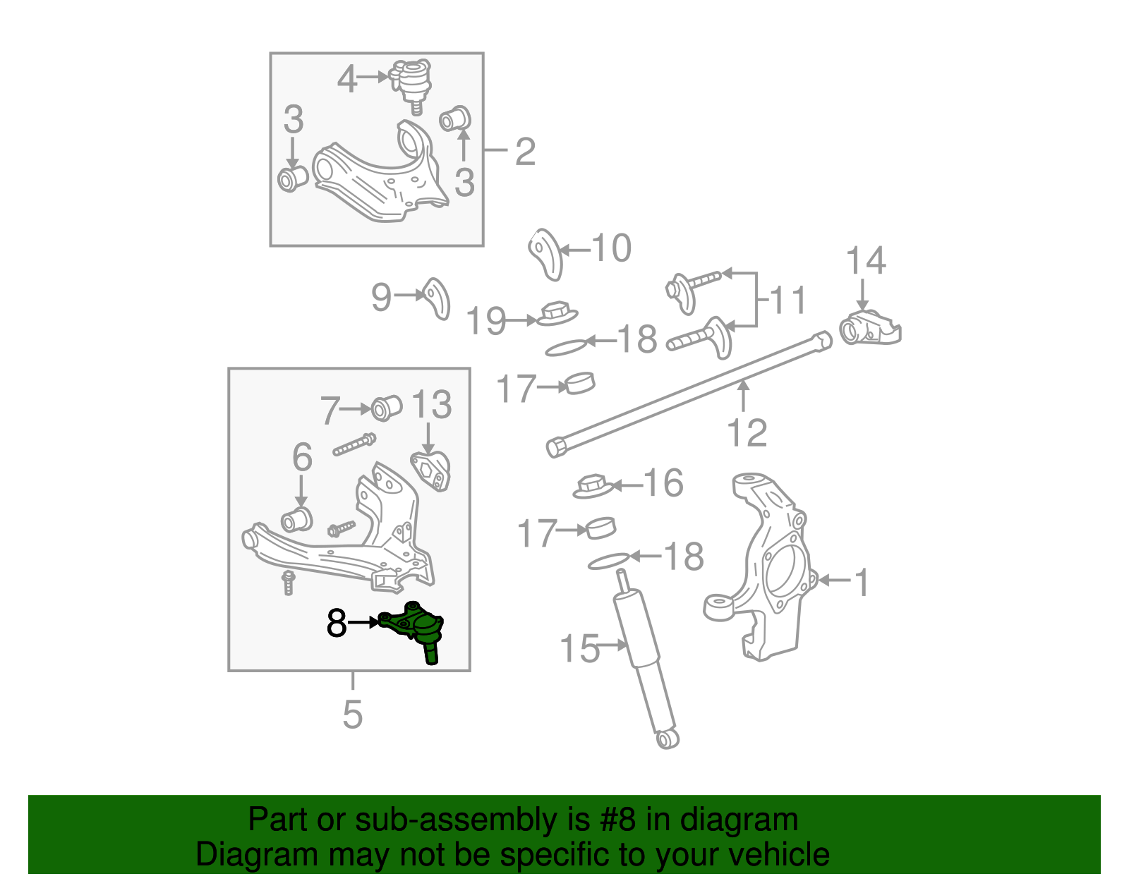 Lower Ball Joint - GM (89040240)