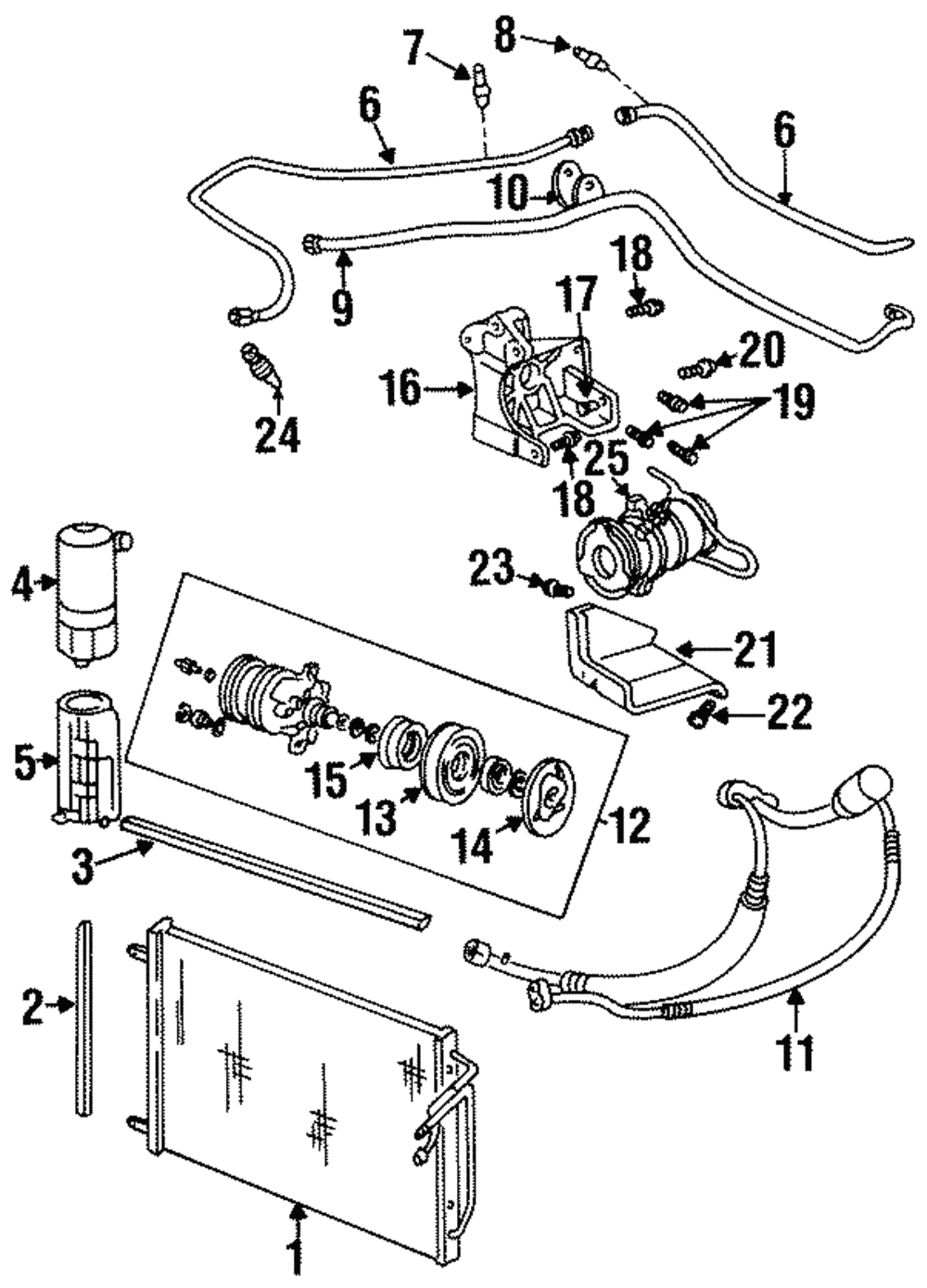 AC Hose - GM (25653707)