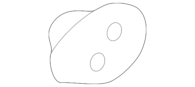 Striker Assembly, R/Seat Black Cushion Lat - GM (90585159)