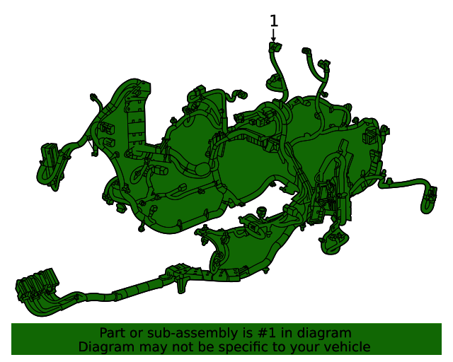 2021-2022 Chevrolet Corvette Engine Harness 85165334 | GM Parts Center 