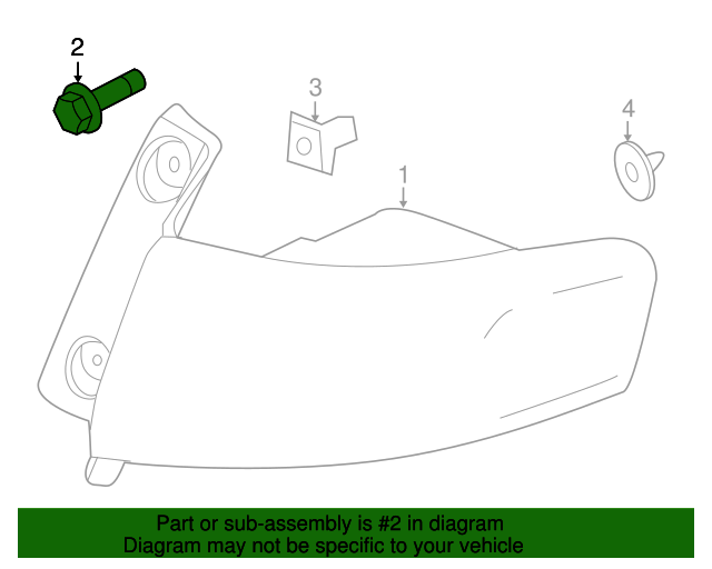 20072019 Ford Tail Lamp Assembly Screw W712801S900 Village Ford