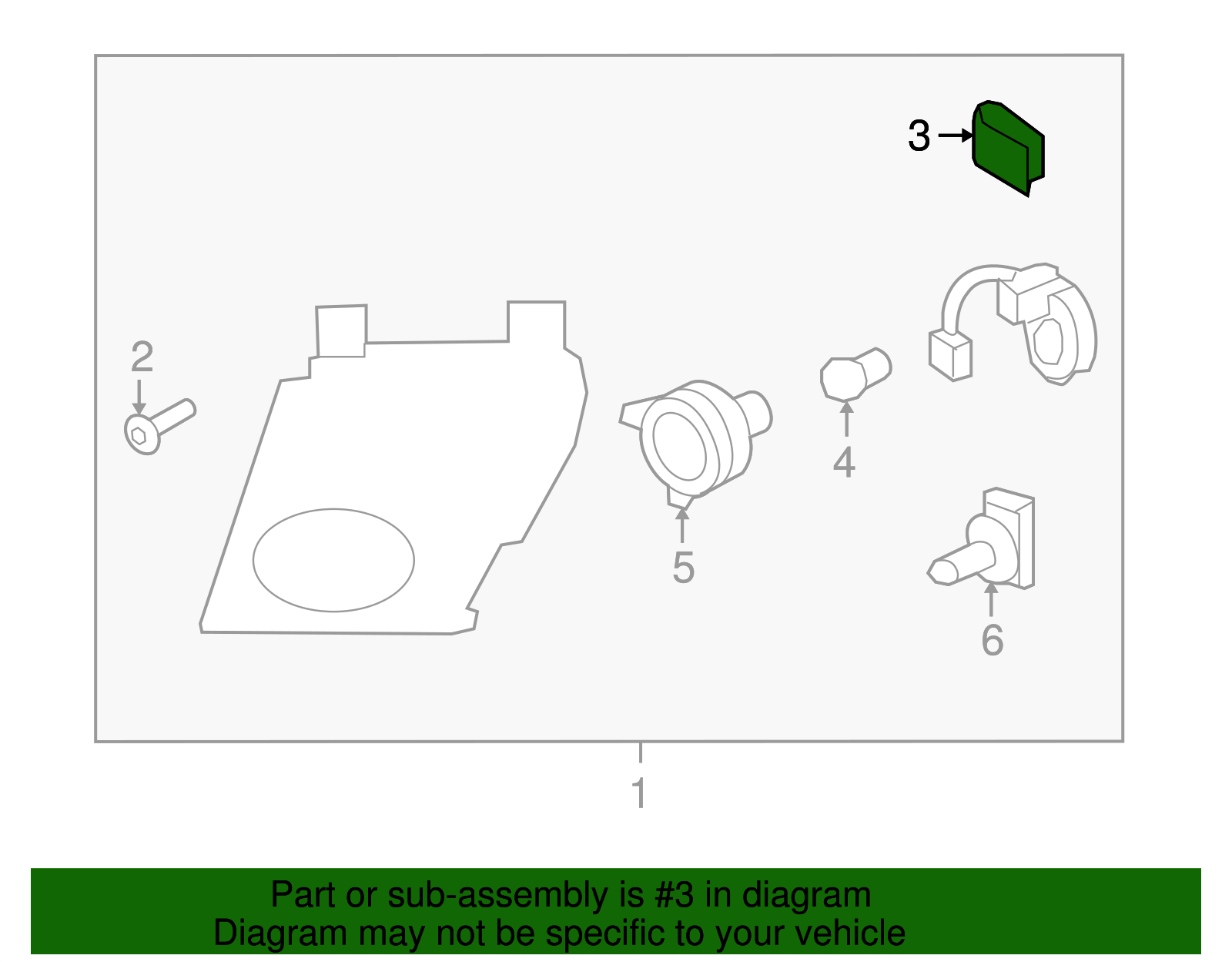 Daytime Running, Parking, and Turn Signal Lamp Retainer - GM (11561835)