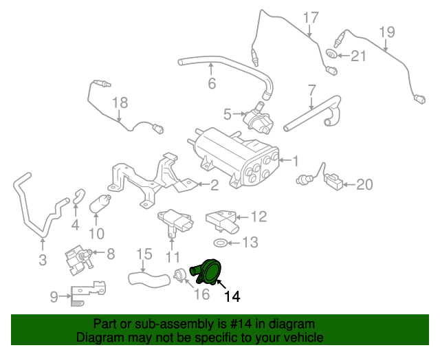 30720100 PCV Valve 20052011 Volvo Volvo OEM Parts Direct