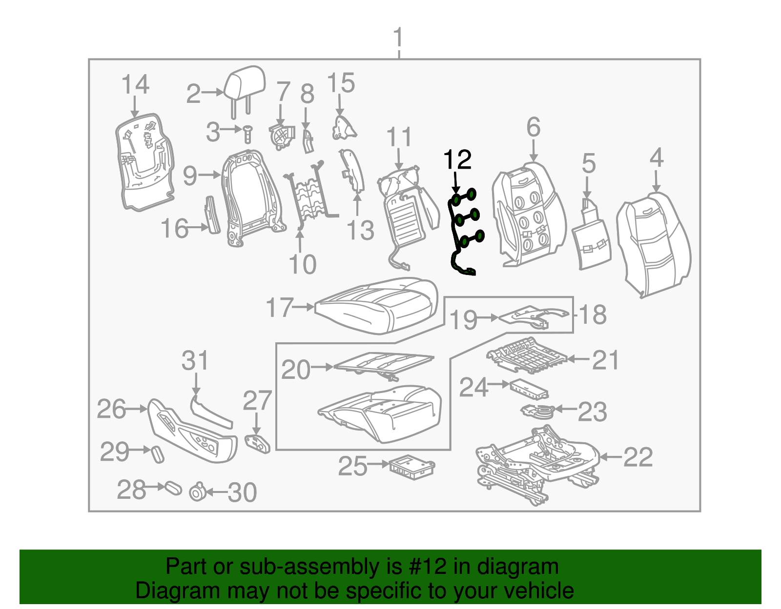 Lumbar Support - GM (84453607)