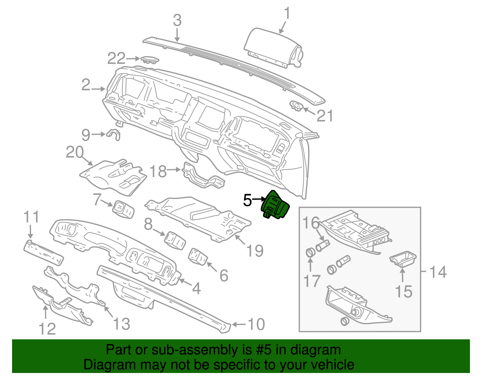 Finish Panel - Ford (YW7Z-5404338-AAA)