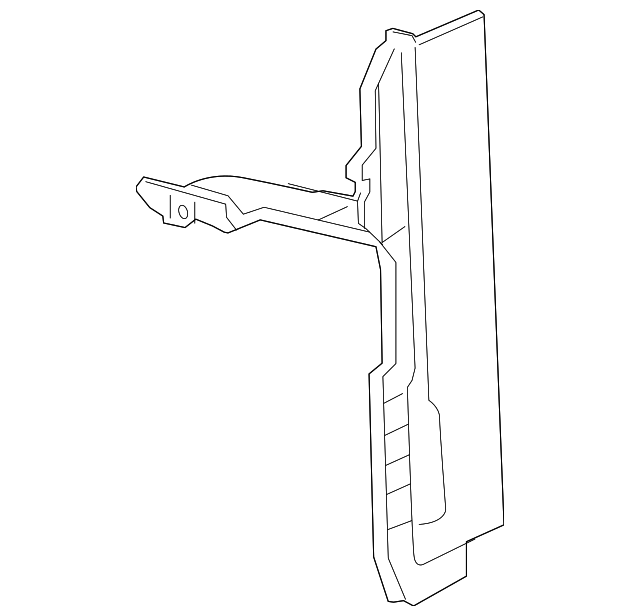 Driver Side Radiator Air Baffle - GM (96962199)