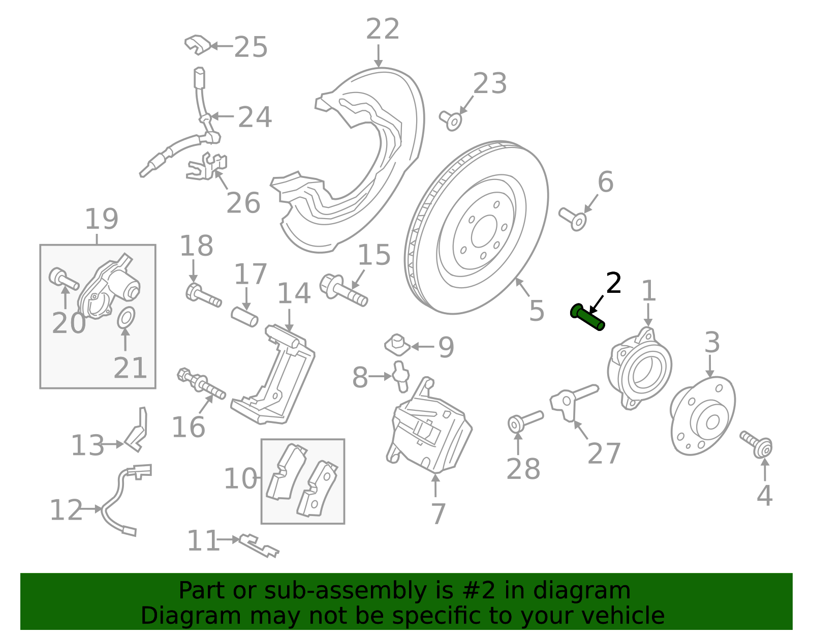 2015-2024 Porsche Macan Bearing Bolt WHT-000-237-A | Sunset Porsche Parts