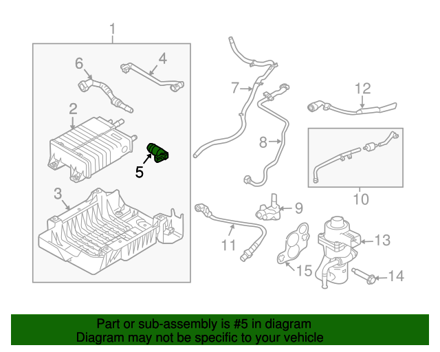 2007-2021 Ford Vapor Canister Vent Solenoid 9U5Z-9F945-C | Group 1 Auto ...