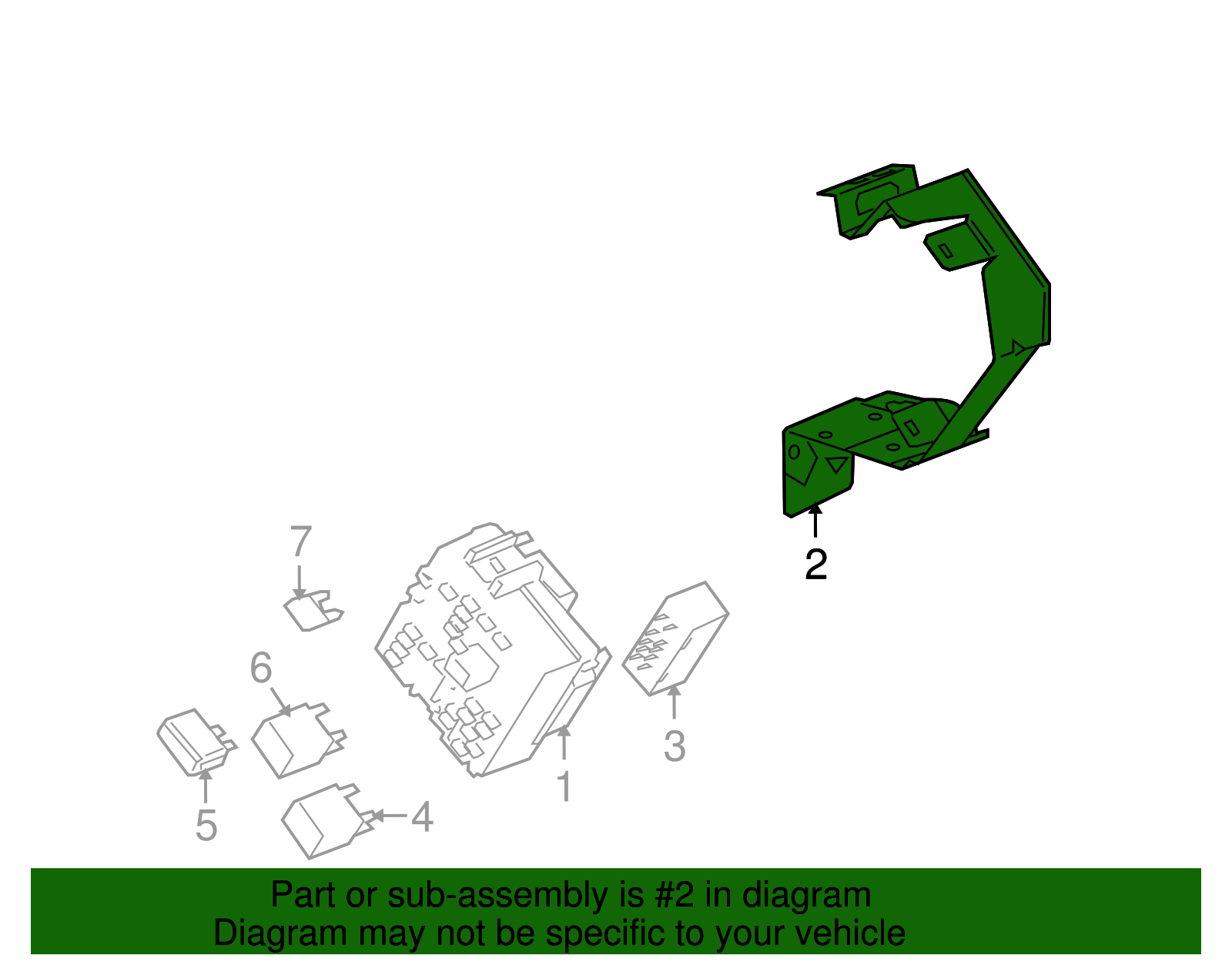 Bracket Assembly-Fuse Black (15900327)