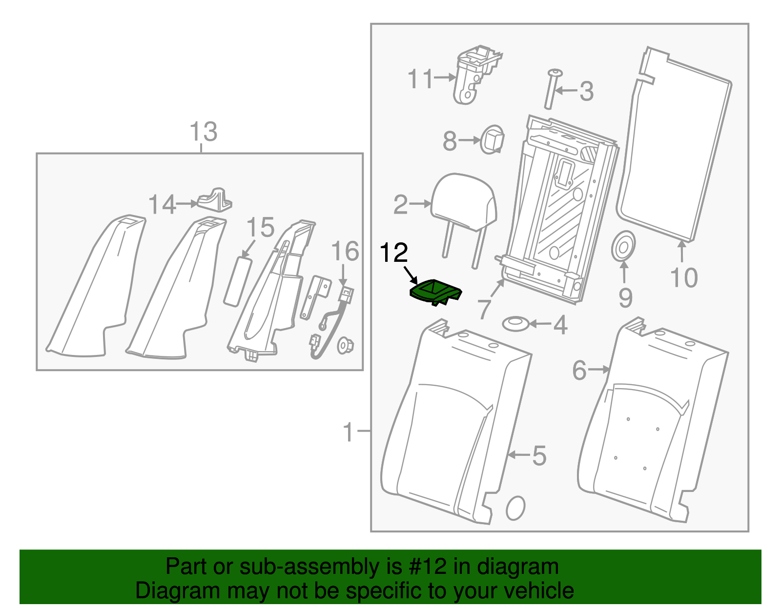 Latch Cover - GM (84049055)