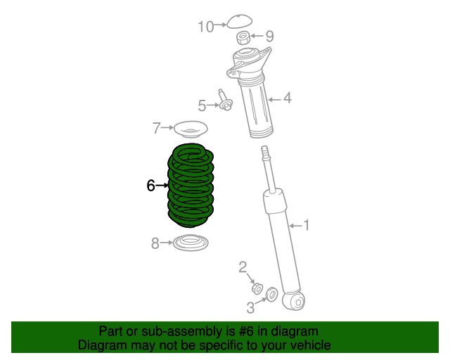 4823110500 Coil Spring 20202022 Toyota CHR Discount Parts Monster