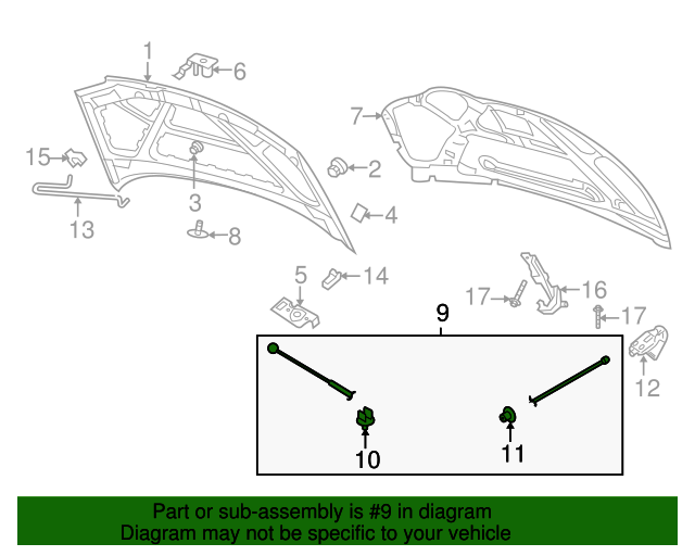 20042008 Chevrolet Primary Hood Latch Release Cable 96540930