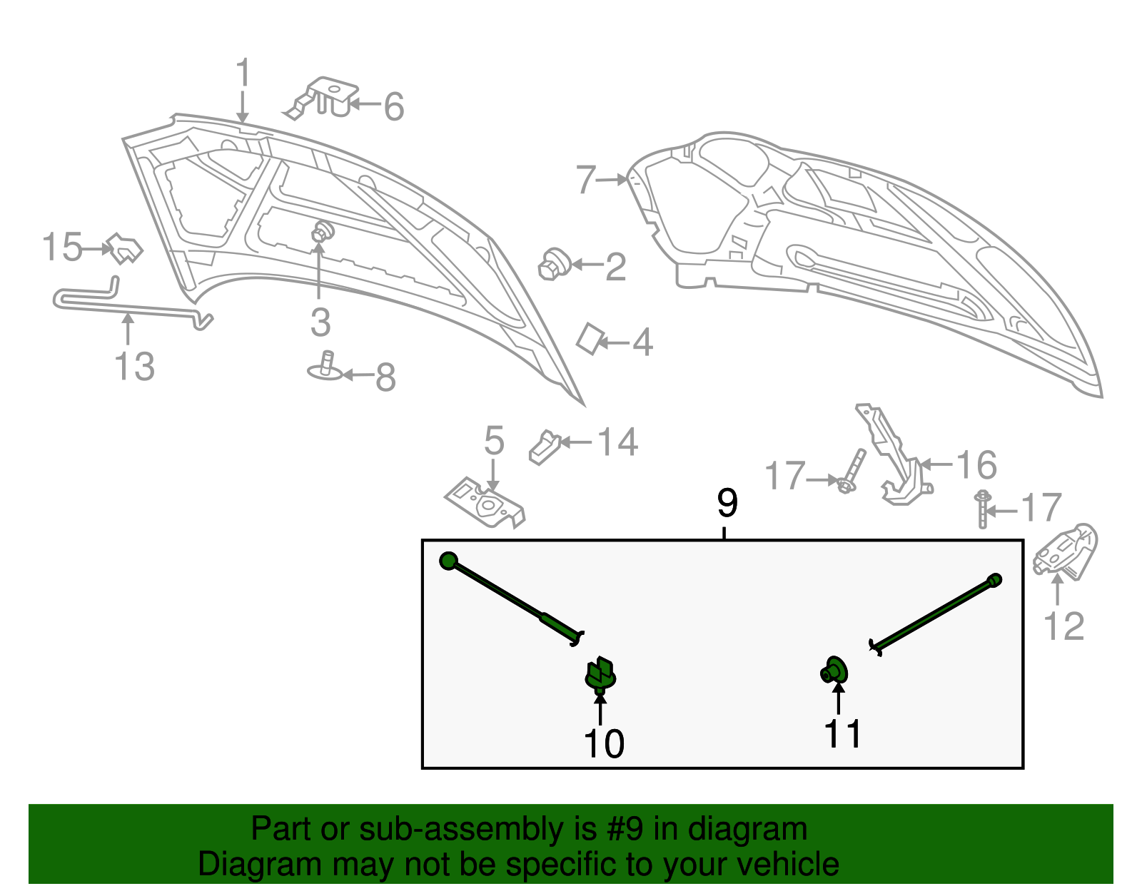 Primary Hood Latch Release Cable - GM (96540930)