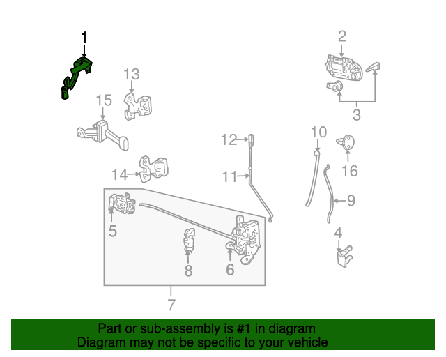 20042014 Ford Keyless Lock Pad AL3Z14A626AA Blue Springs Ford Parts