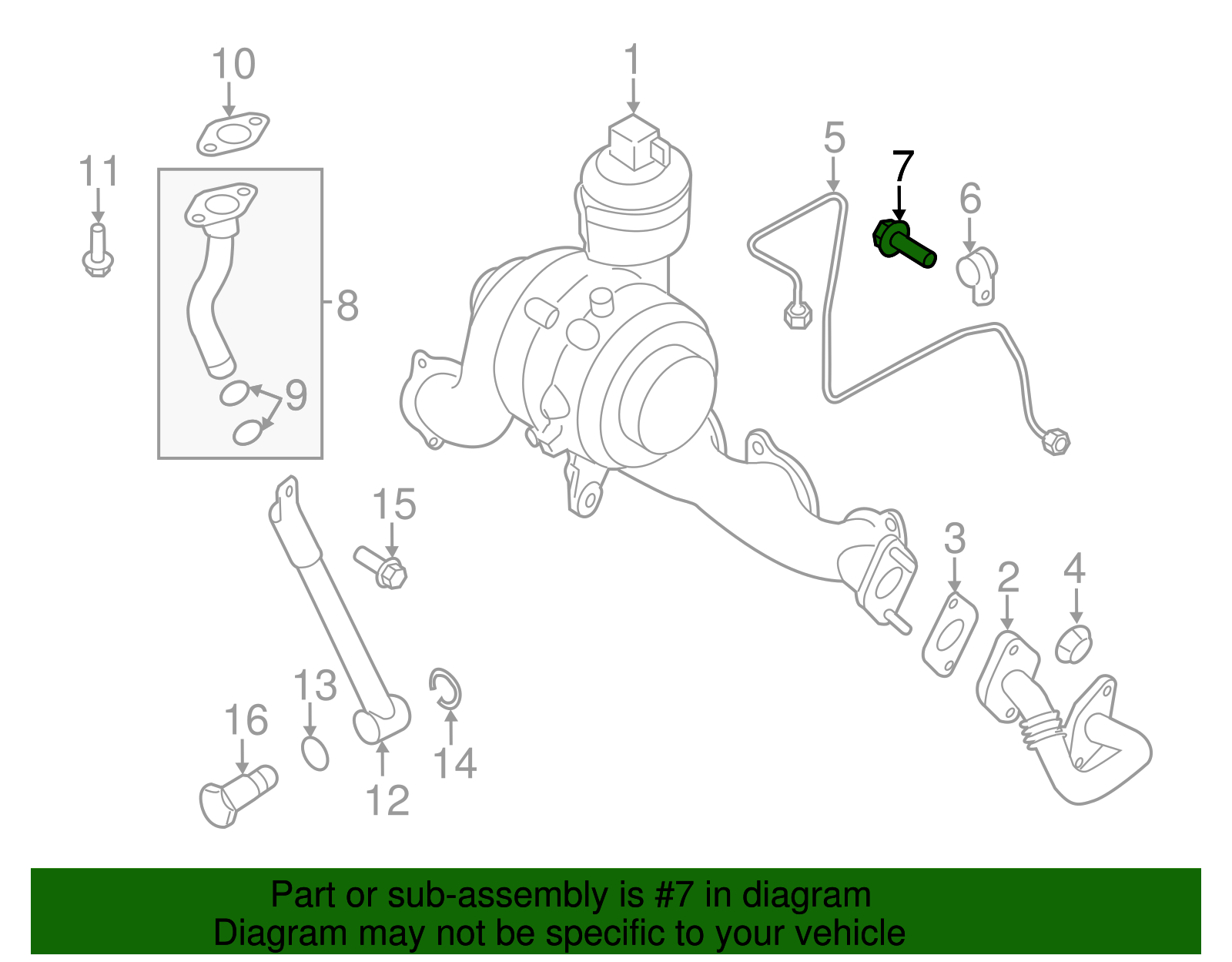 Clamp Bolt - Volkswagen (N-101-563-07)