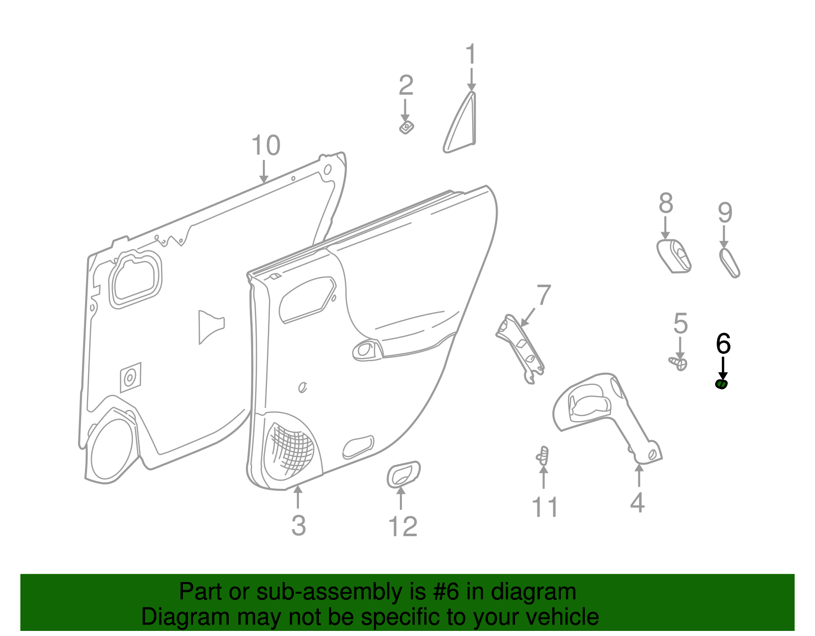 Plug, Rear S/D Pull Hdl Fin                *Ebony - GM (90363974)