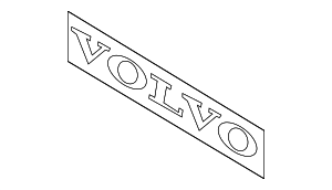 31253102 - Nameplate - 2009-2011 Volvo V50 | Volvo OEM Parts Direct