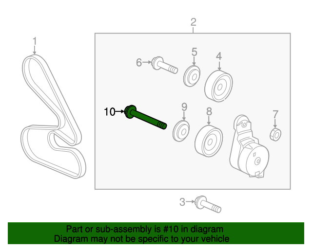 20052017 Honda Idler Pulley Bolt 90002RCAA01 XportAuto