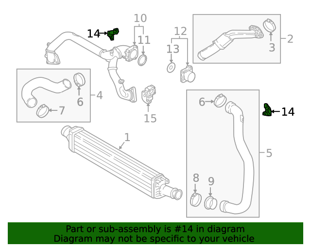 06E906051AC Pressure Sensor 20152023 Audi Audi OEM Parts