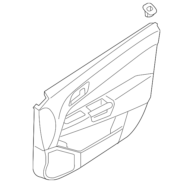 Trim, Front S/D                            *Charcoal - GM (94700943)