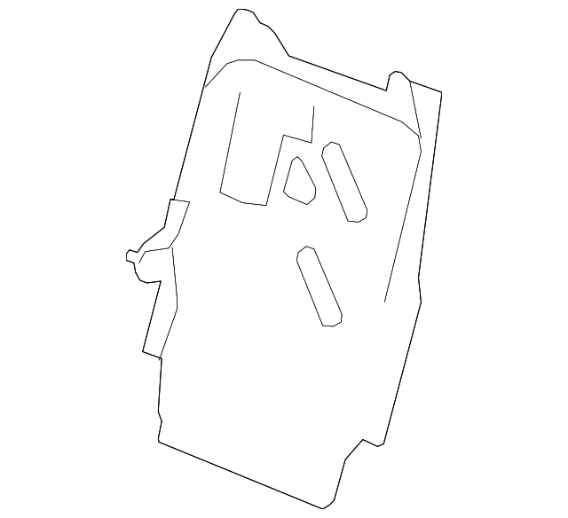 Rear Driver Side Seat Back Frame (25797656)