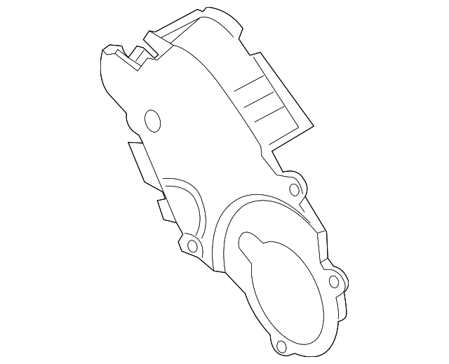 20122014 Volkswagen Passat Lower Timing Cover 03L109147D QuirkParts