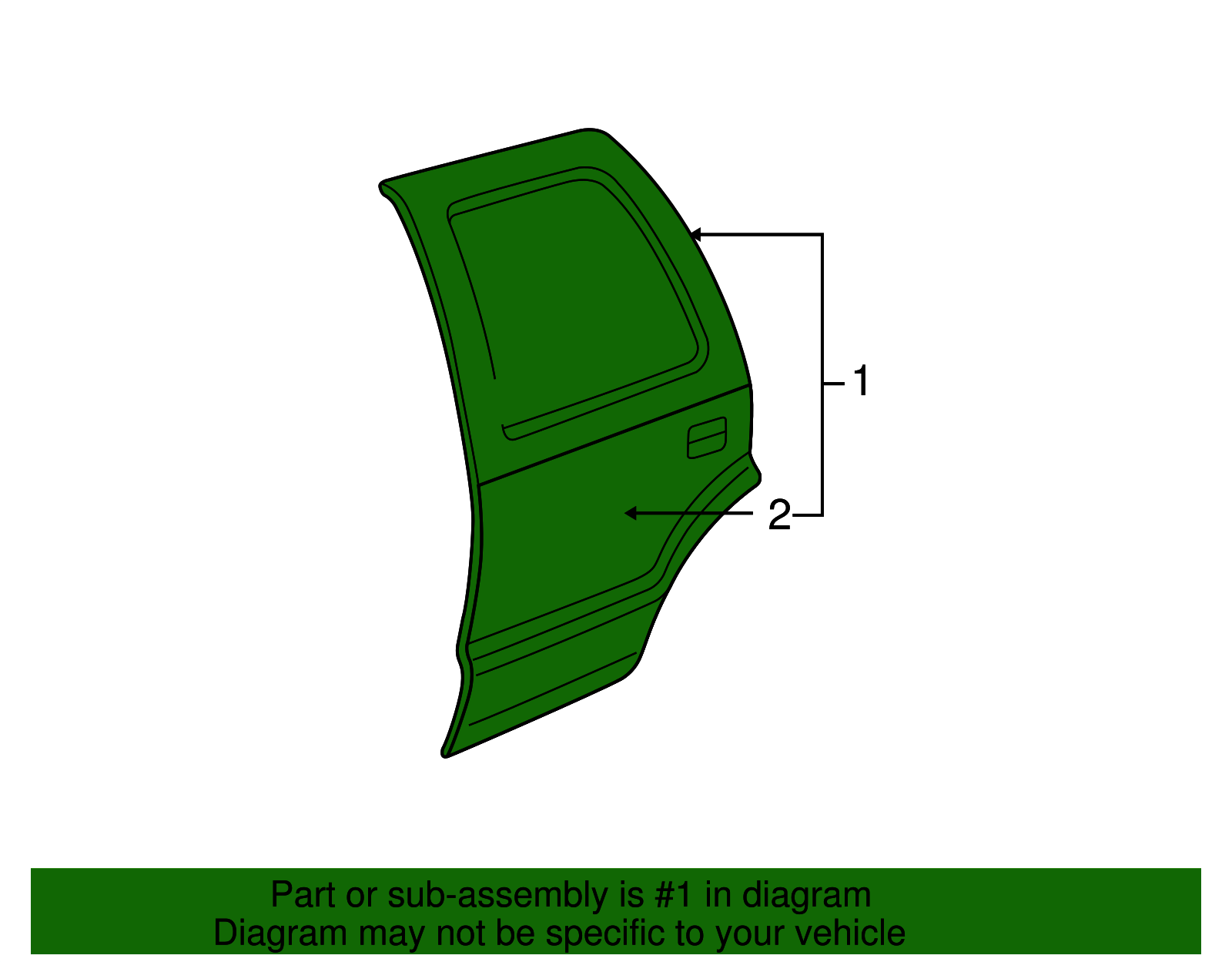 Door Shell - GM (89025258)