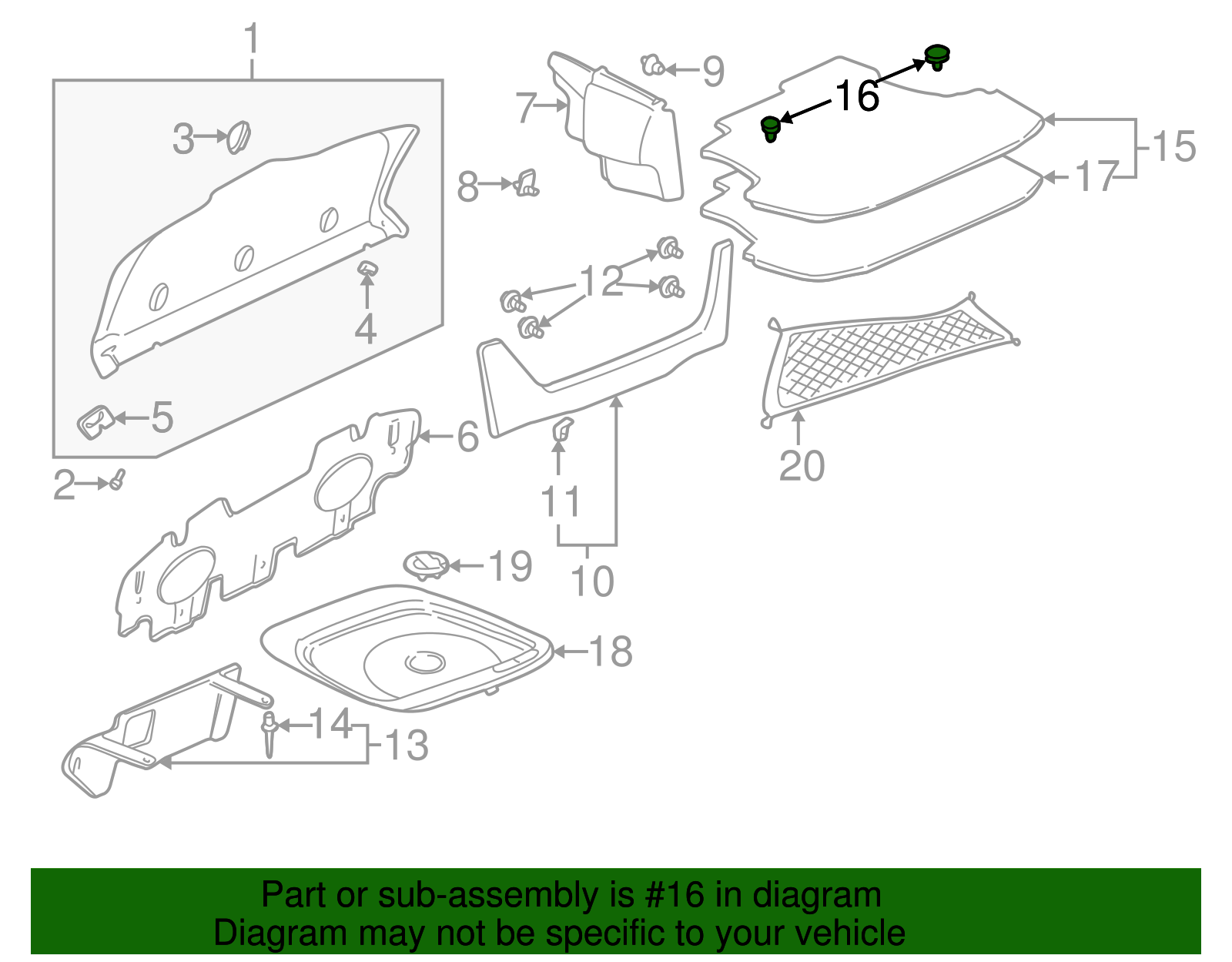 Multi-Purpose Retainer - GM (25691080)