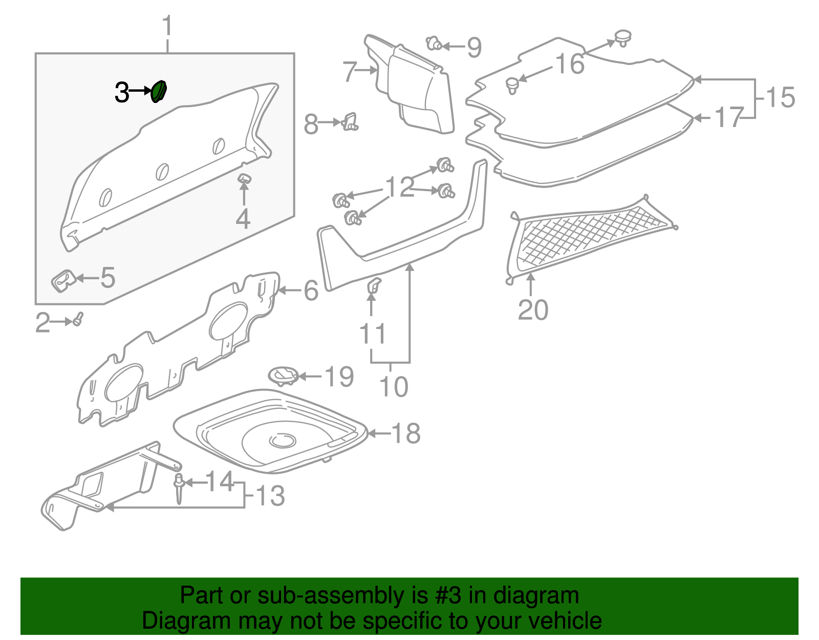 Hole Cover - Buick (25720849)