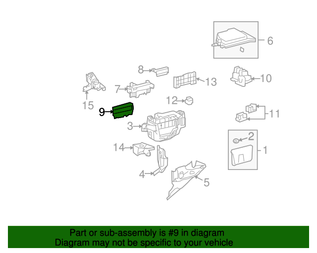 Authentic Fusible Link. Perfect fit for your 20102015 Lexus RX350