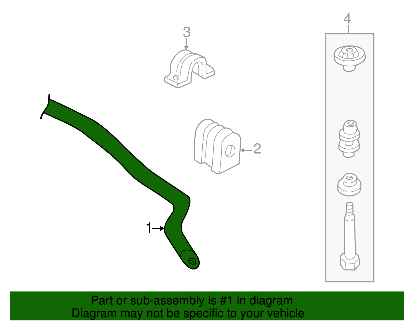 Stabilizer Bar - GM (19299539)