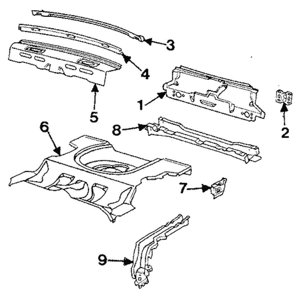Fil-Pan Compt To Quarter Otr Panel - GM (20393920)