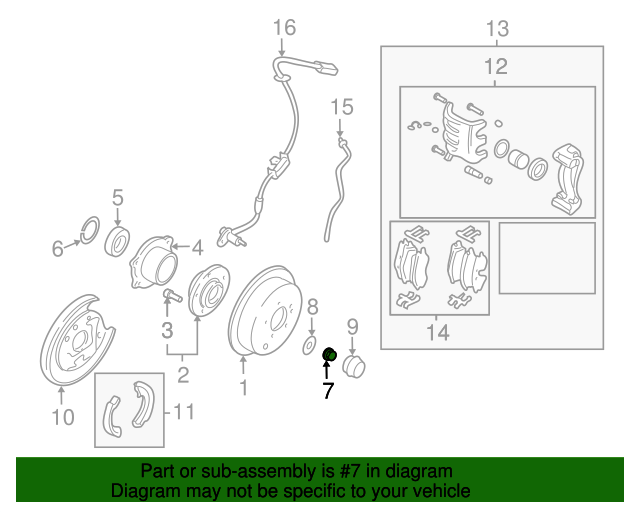 19942009 Hyundai Lock Nut 5274537000 OEM Parts Online