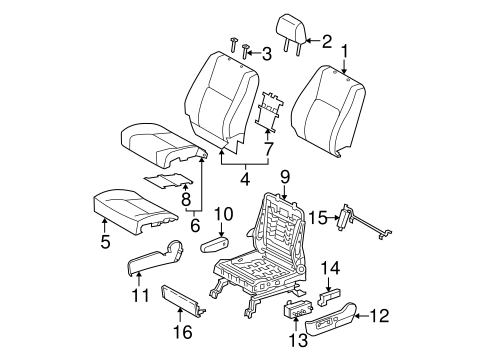 TOYOTA Genuine 71072-0C150-B2 Seat Cushion Cover