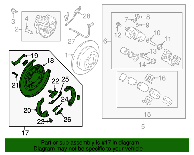 20132019 Hyundai Parking Brake 582702W000