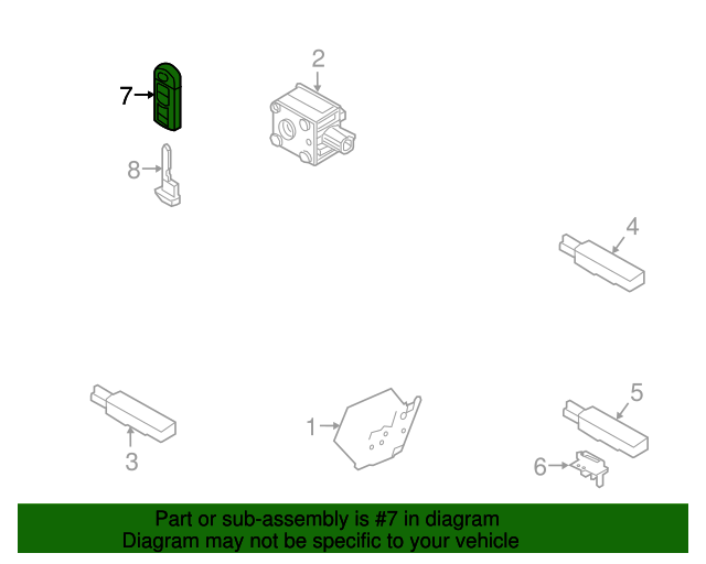 20202023 Mazda Keyless Entry Transmitter NFYR675DYB MazdaParts