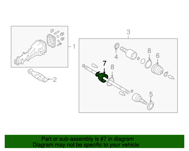 20022021 Subaru Cv Joint Boot 28423FE010 Subaru Parts Store