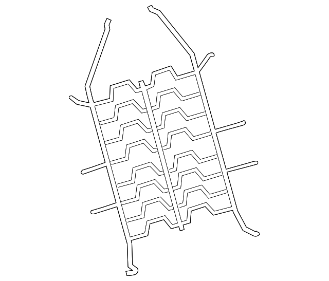 Front Seat Back Pad Wire Support Spring - GM (95970364)