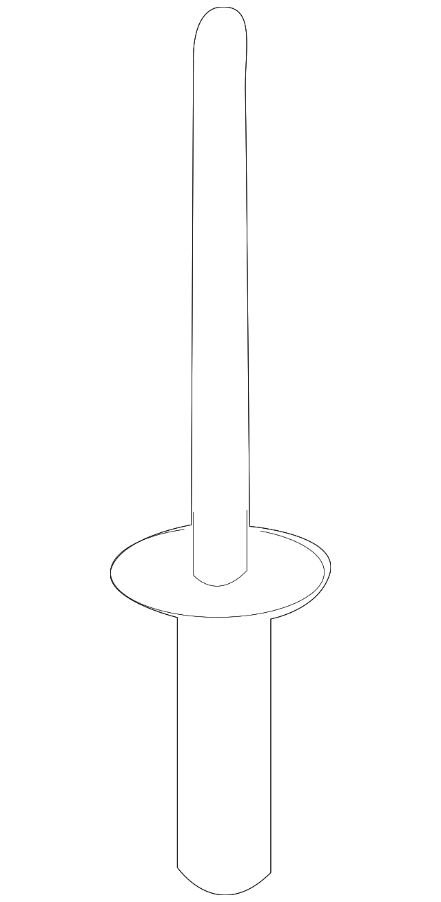 14168-0801B - Deflector Rivet 2021-2023 Kia | Kia.Parts Store