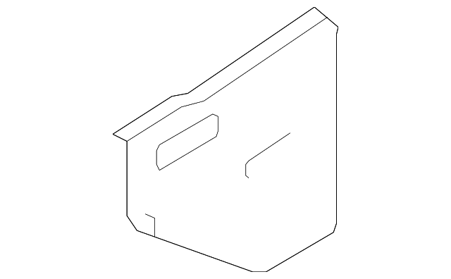 Genuine Hyundai 66756-2M000 Cowl Side Panel Left Genuine Hyundai 66756-2M000 Cowl Side Panel Left